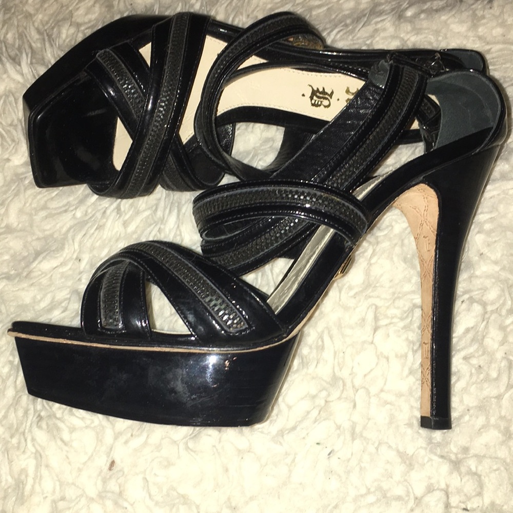Lamb platform vero cuoio heels